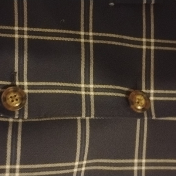 Indochina Custom Made Navy Blue Men's Women's Window Pane Suit New 3 Pc. 38S? - Picture 2 of 13